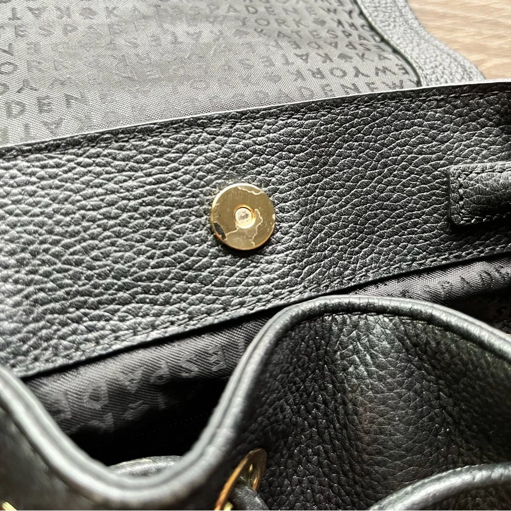 Kate Spade Black Cinch Backpack